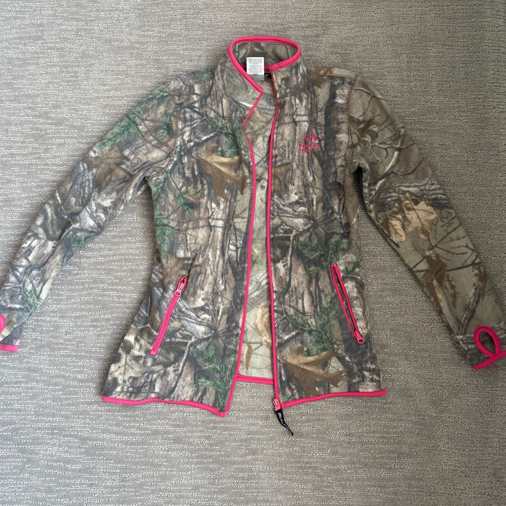 Real Tree Camo Fleece Full Zip
